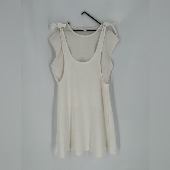 COS Oversized T-Shirt Knotted Tank Double Layer Multi Functional Mini Dress - Picture 2 of 8